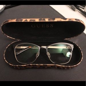 Guess Eyeglasses - Black/Gold Metal - GU2498